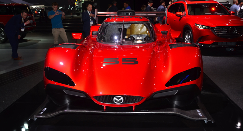 MAZDA RT24-P IMSA Daytona Prototype International race car 2017